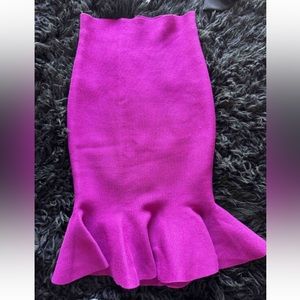 Pencil midi skirt